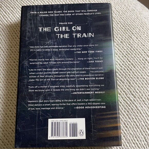 Paula Hawkins Hardcover Book, “The Girl on the Train” - Picture 7 of 14